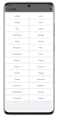 Units Converter android App screenshot 1